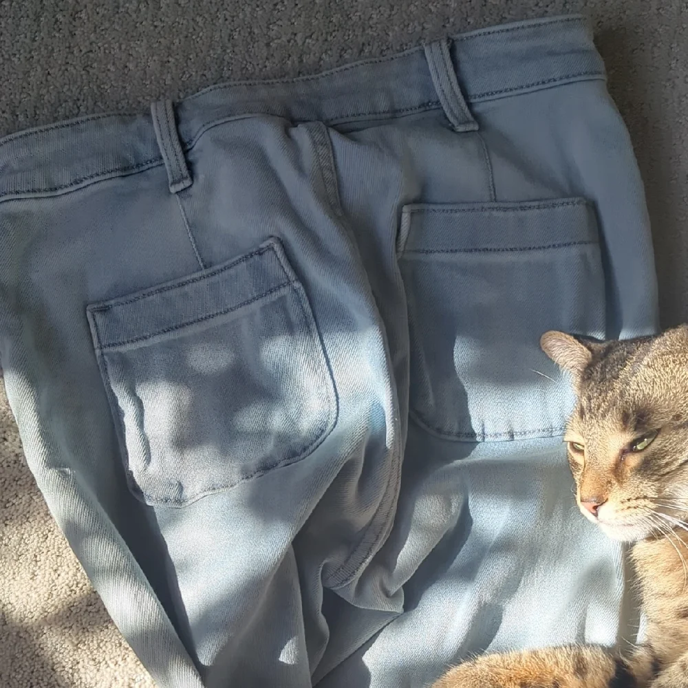 LC Lauren Conrad Light Blue Flare Jeans - Picture 5 of 6